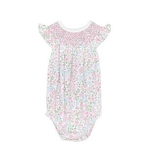 NEW NELLA PIMA girl's english garden bishop bubble romper in multi